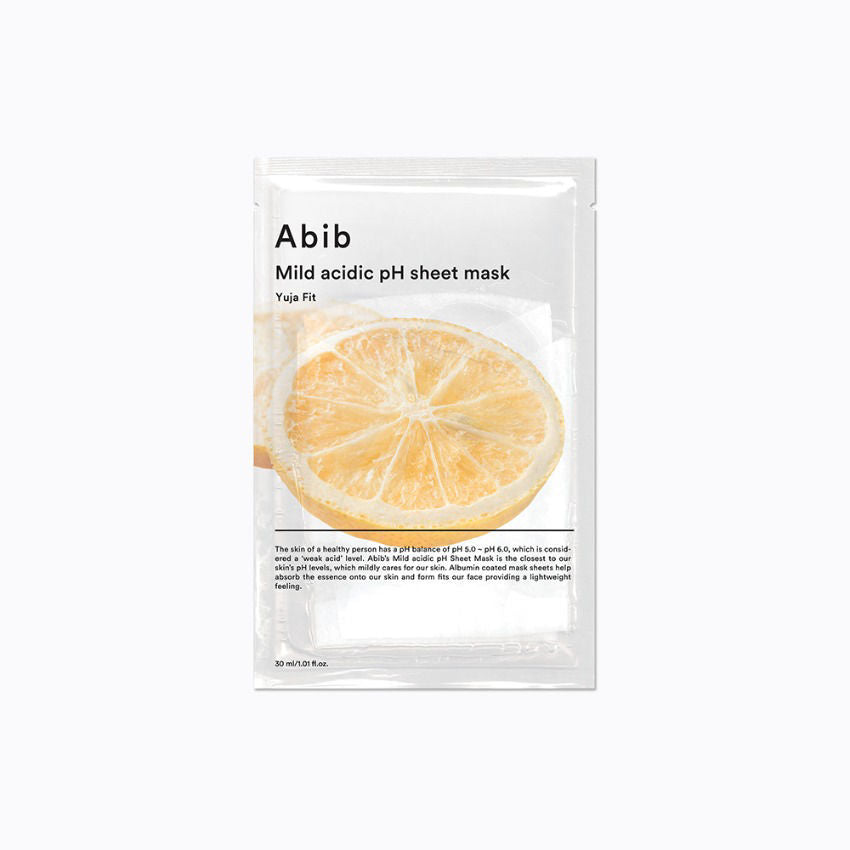 ABIB Mild Acidic pH Sheet Mask Yuja Fit (1 ea)