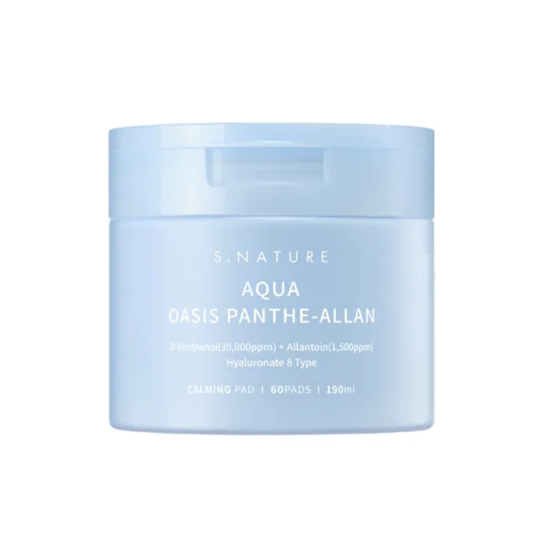 S.NATURE AQUA OASIS PANTHE-ALLAN CALMING PAD 190ml/ 60pcs