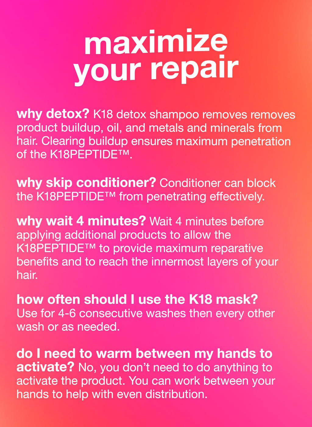 K18 Leave-In Molecular Repair Hair Mask 50ML
