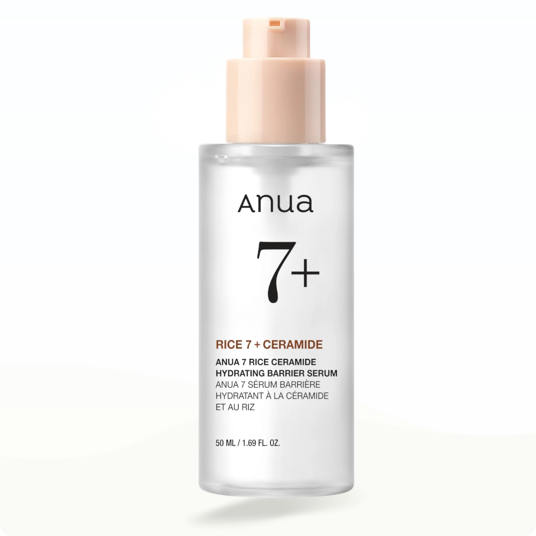 Anua 7+ Rice Ceramide Hydrating Barrier Serum Glass Skin, Korean Skin Care - Modarak Qatar