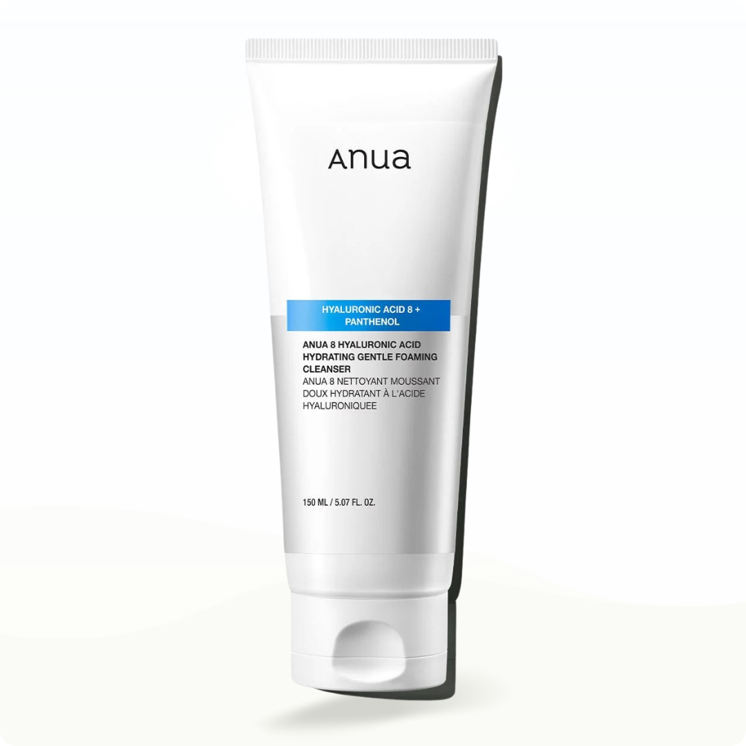 Anua 8 Hyaluronic Acid Hydrating Gentle Foaming Cleanser - Modarak Qatar