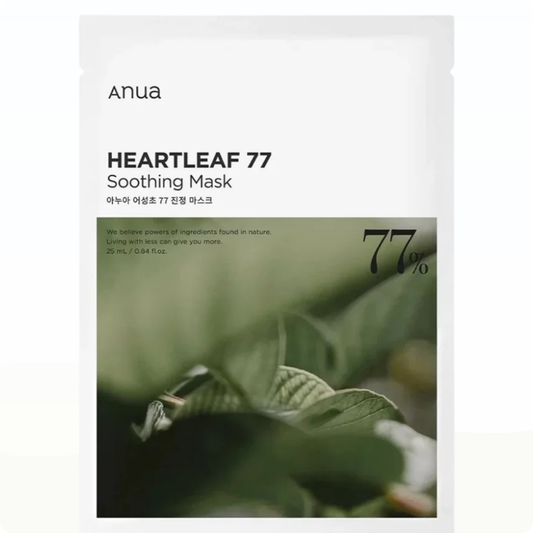 Anua Heartleaf 77% Soothing Sheet Mask (10 Masks) - Modarak Qatar