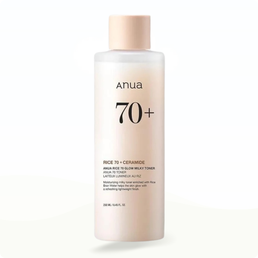 Anua Rice 70 Glow Milky Toner, for Glass Skin - Modarak Qatar