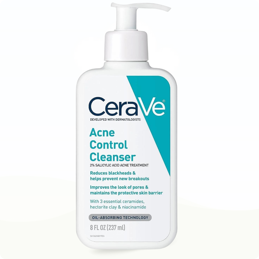 CeraVe Acne Control Cleanser 2% Salicylic Acid Treatment - Modarak Qatar