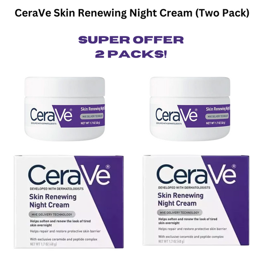 CeraVe Skin Renewing Night Cream (Two Pack)