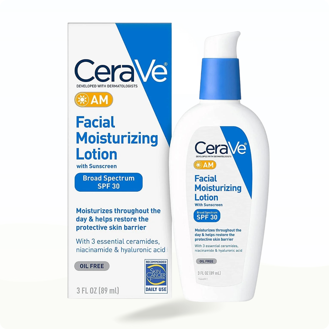 CeraVe AM Facial Moisturising Lotion SPF 30 - Modarak Qatar