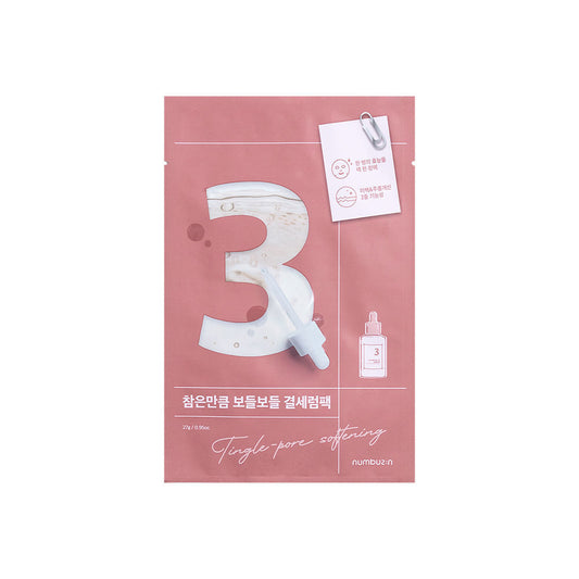 NUMBUZIN No.3 Tingle-Pore Softening Sheet Mask