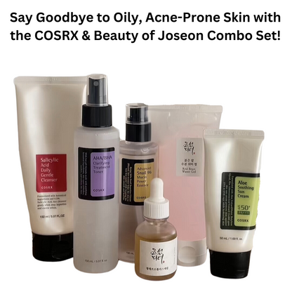 Skincare Routine for Oily, Acne-Prone Skin with COSRX & Beauty of Joseon