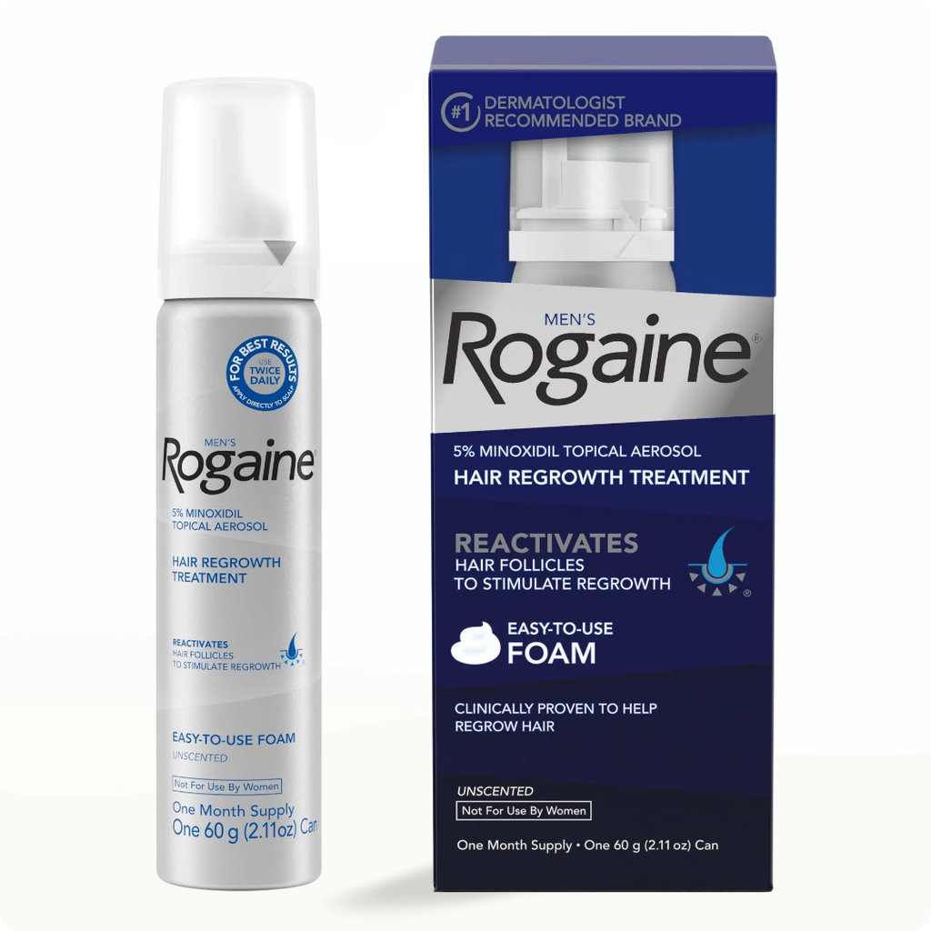 Men's Rogaine Foam Hair regrowth Treatment 6 month supply Topical Aerosol! selling