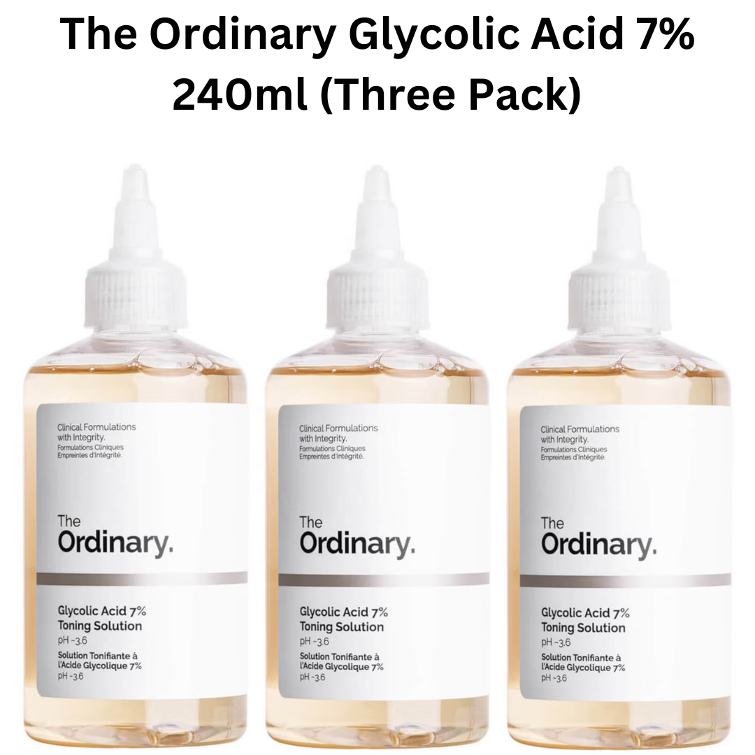 The Ordinary Glycolic Acid 7% 240ml (Three Pack)