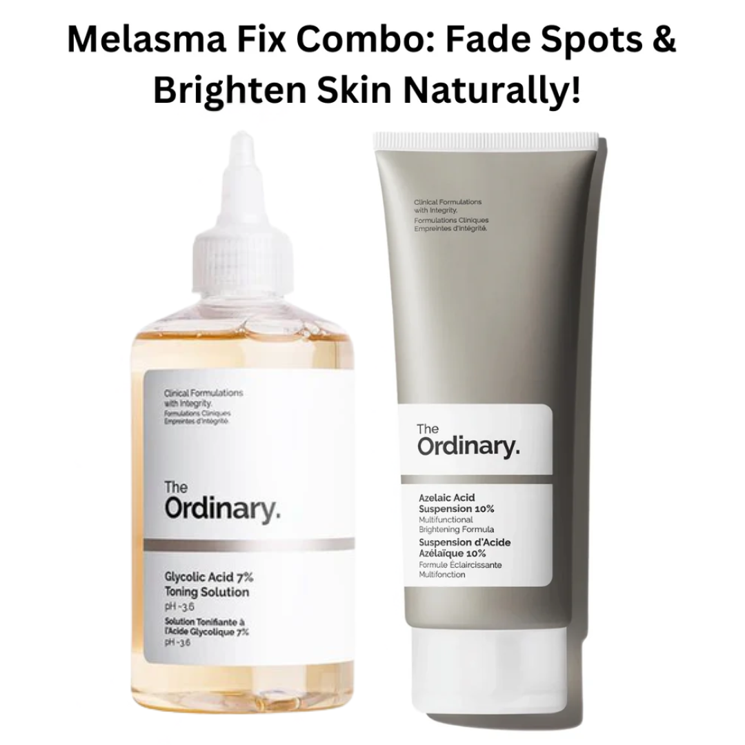 Melasma Fix Combo: Fade Spots & Brighten Skin Naturally!