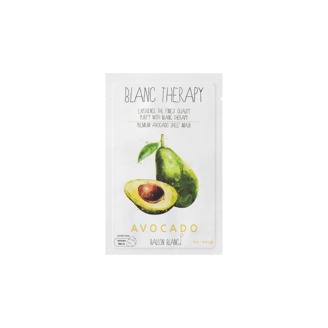 Ballon Blanc Blanc Therapy Avocado Sheet Mask 23ml