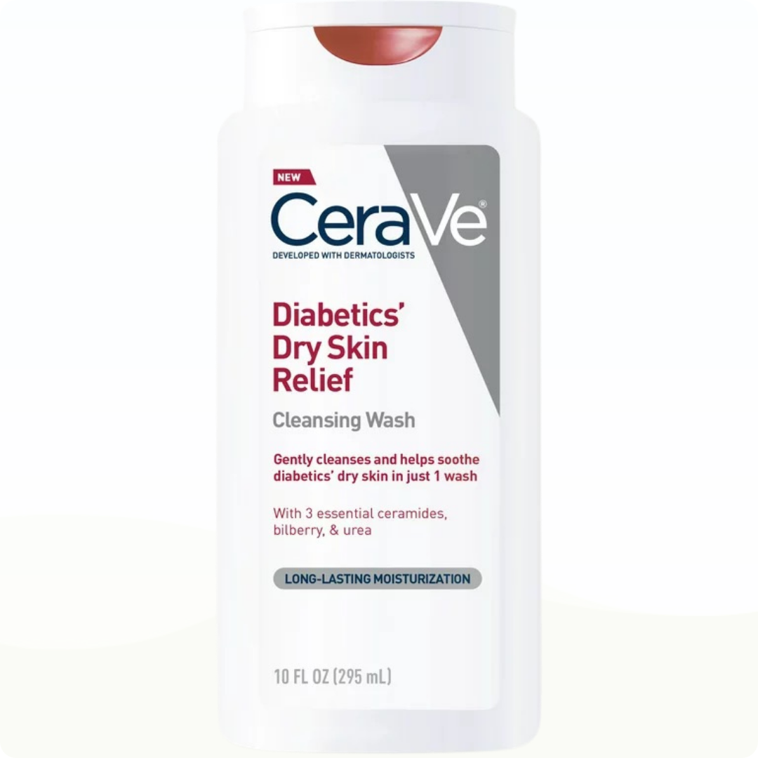 CeraVe Diabetics Dry Skin Relief Cleansing Wash - Modarak Qatar