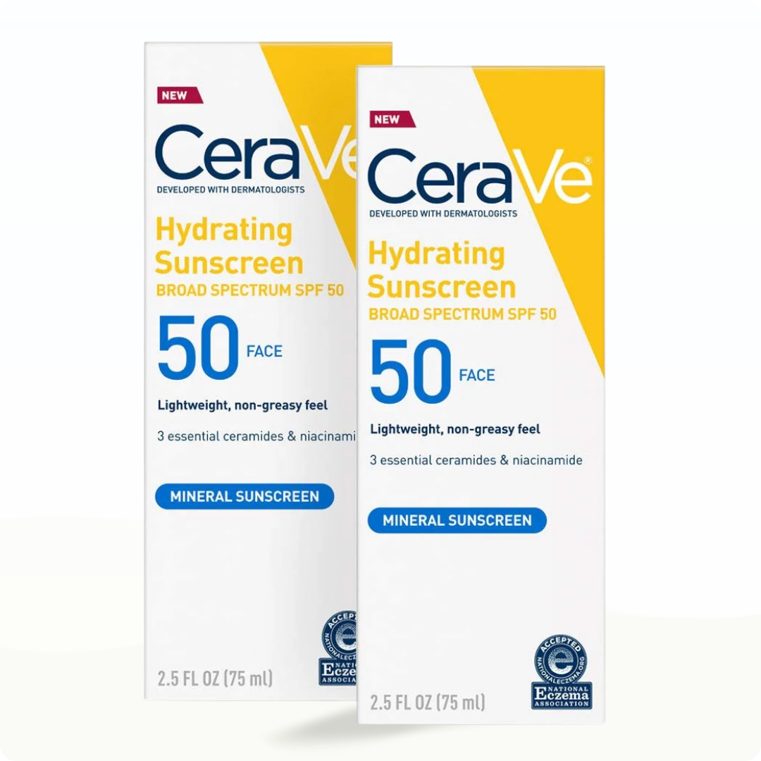 CeraVe Hydrating Sunscreen Spf 50 Face Sheer Tint - Modarak Qatar