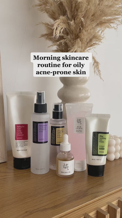 Skincare Routine for Oily, Acne-Prone Skin with COSRX & Beauty of Joseon